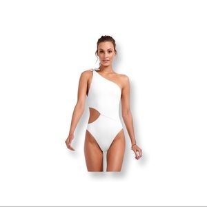 Vitamin A One-Shoulder Swimsuit